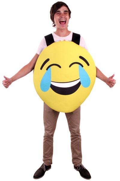 Emoticon Smiley lachend kostuum Imoji