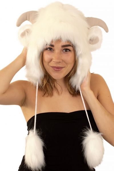 Grappige muts pluche geit luxe