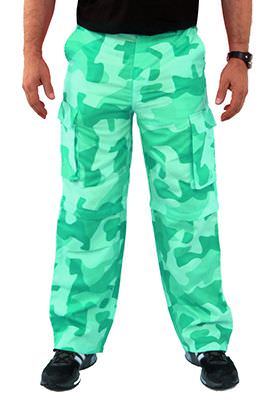 Stoere groene camouflage broek