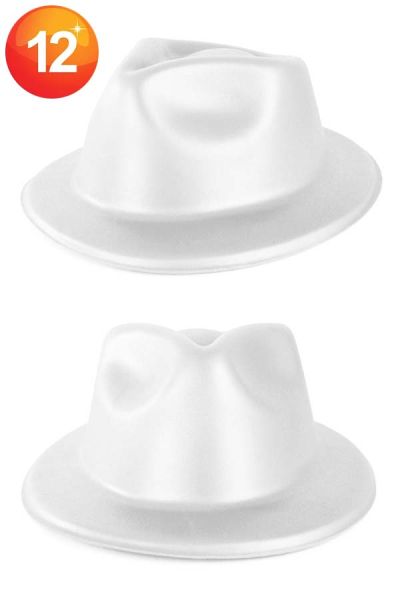 Wit gleufhoedje verkleed hoedjes