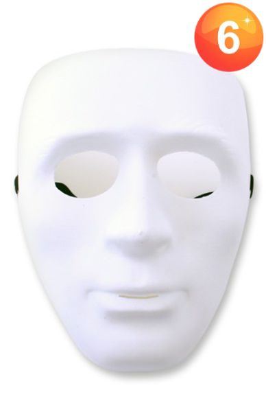 Luxe schminkmaskers wit
