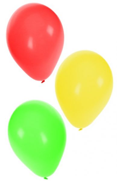 Ballonnen rood geel groen
