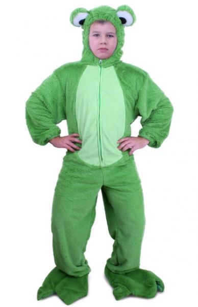 Groene kikker kostuum pluche kind