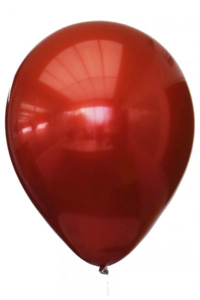 Rode titanium chrome ballonnen