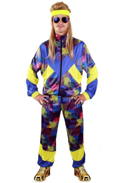 Kleurig fout Trainingspak 80s style