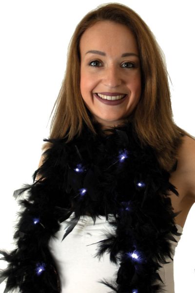 Boa zwart met lichtjes