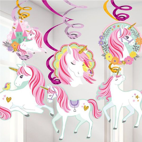 Swirl Decoratie Unicorn Eenhoorn