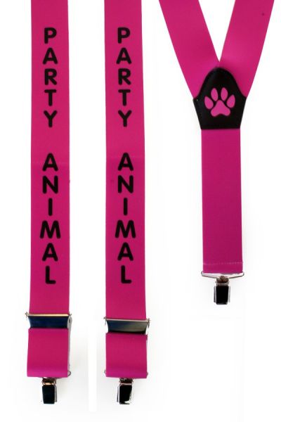 Bretels Roze Party Animal