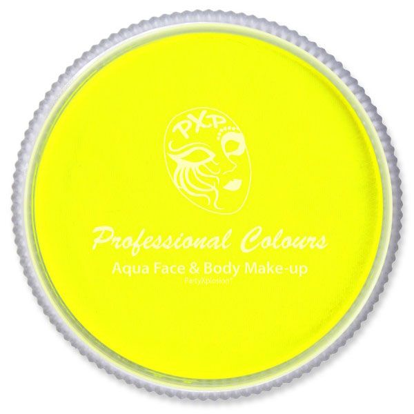 PXP schmink fluor neon geel PartyXplosion
