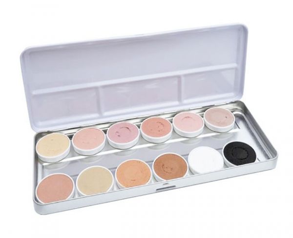 Superstar schmink palet aqua skin tone 12 kleuren