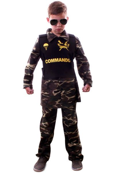 Commando camouflage outfit voor kinderen
