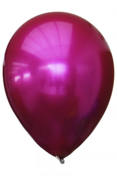 Titanium chrome ballonnen Fuchsia