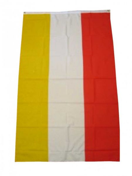 Vlag rood wit geel 90 x 150 cm