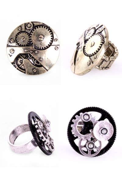 2 Steampunk ringen