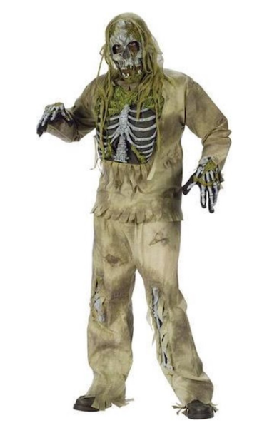 Halloween griezel zombie outfit