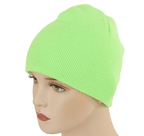 Leuke neon groene 80s muts