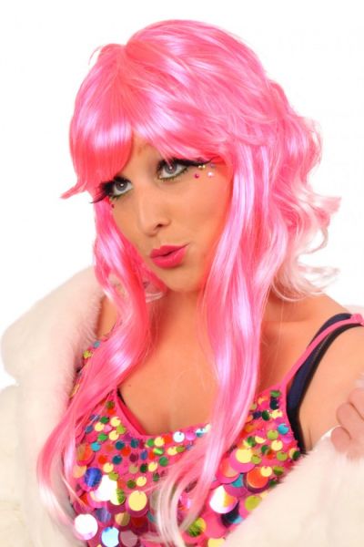 Damespruik pretty pink