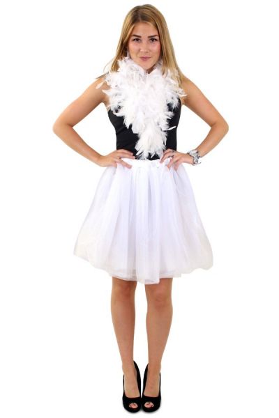 Tule rock & roll rok wit