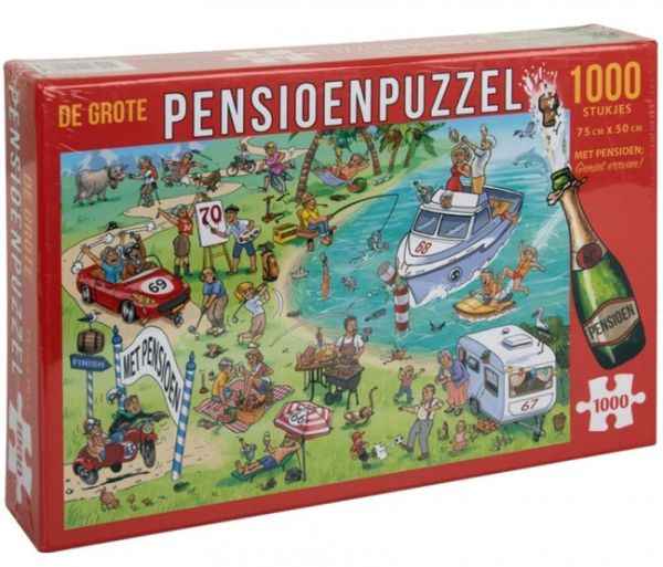Puzzel met Pensioen 1000 stukjes