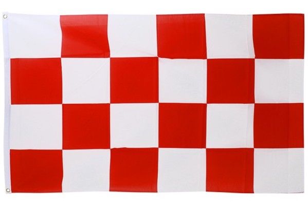 Vlag rood - wit geblokt Brabant