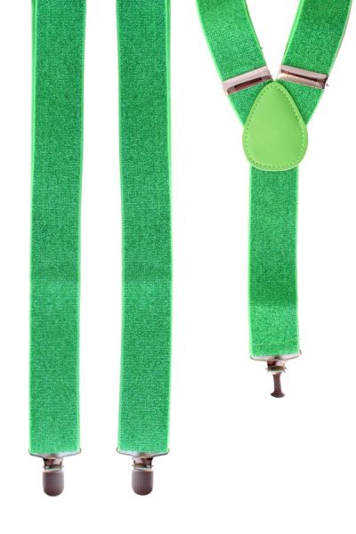 Bretel groen met glitter