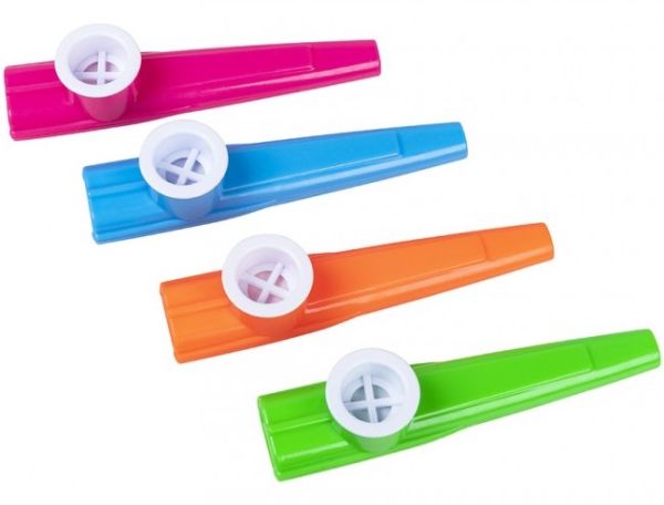 Kazoo Muziekinstrument assortie kleuren
