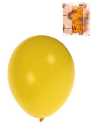 Helium ballonnen Geel 100 stuks