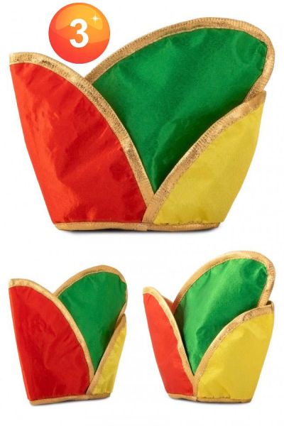 Mini prinsensteek rood geel groen