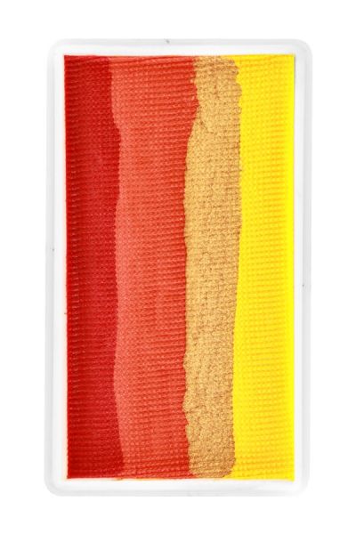 PXP splitcake blok Rood Oranje Pearl goud Geel