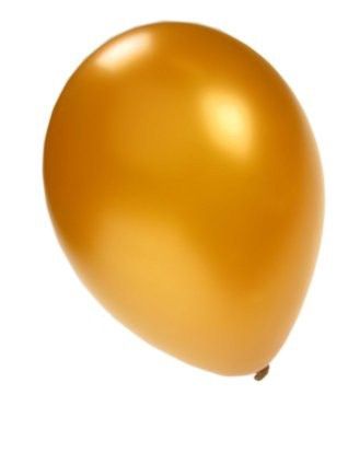 Kwaliteitsballon metallic goud