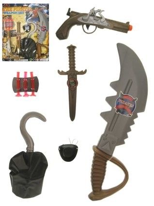 Piraten set 5 delig