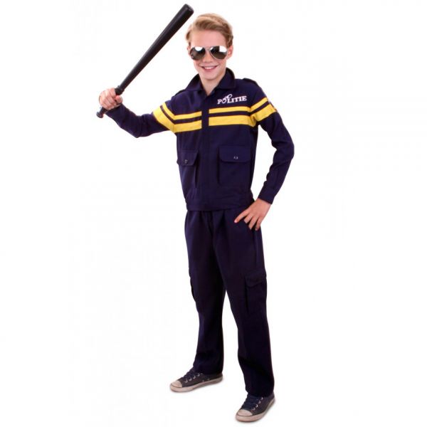 Carnavalskleren jongen Politieagent