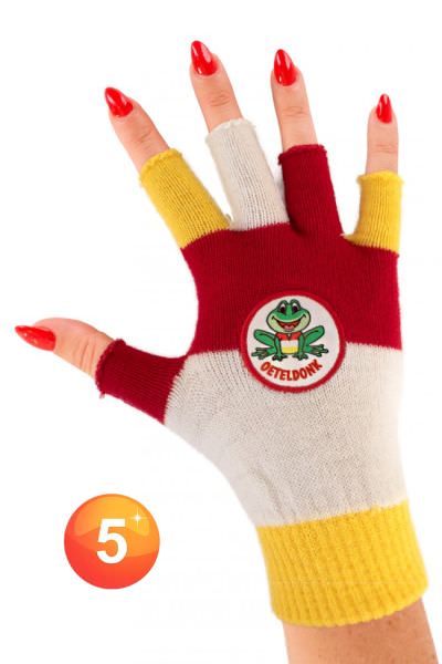 Vingerloze handschoenen Oeteldonk met kikker