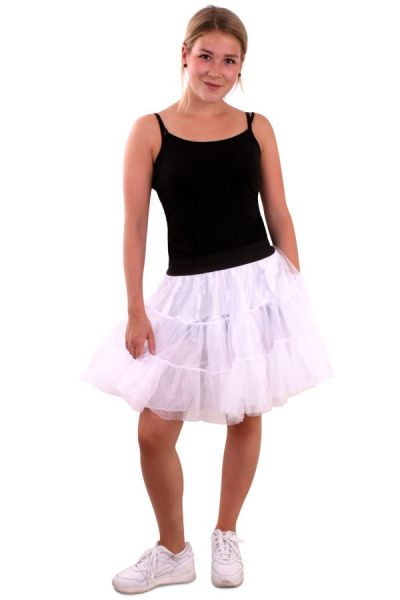 Petticoat wit 3 lagen