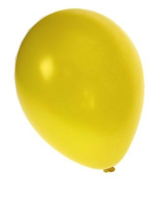 Kwaliteitsballon metallic geel