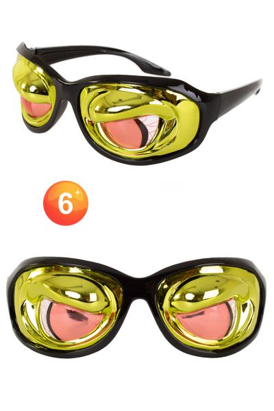 Glasses Crazy zombie eyes metallic