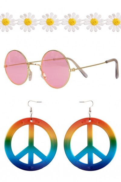 Hippie accessoires set