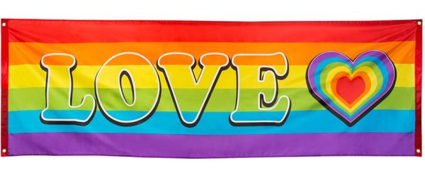 Banner Regenboog Love