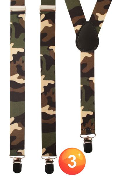 Soldaten bretels camouflage