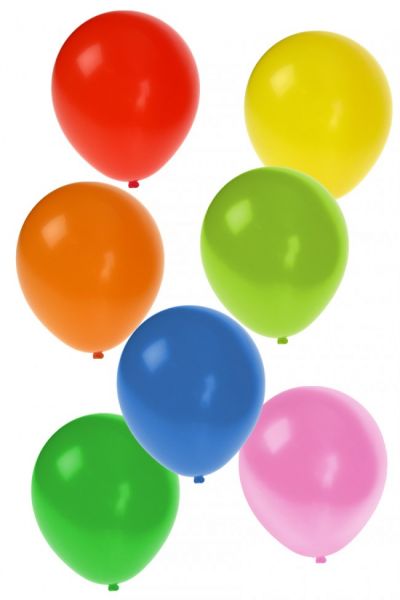 Ballonnen 100 stuks assorti kleuren nr 10