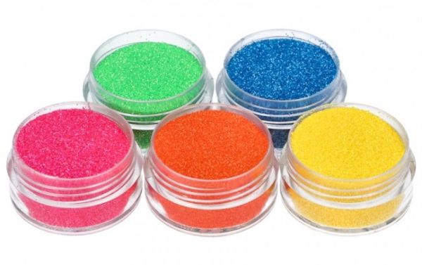 Superstar fluorescerende glitterset voor glittertattoo