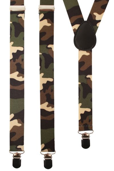 Soldaten bretels camouflage