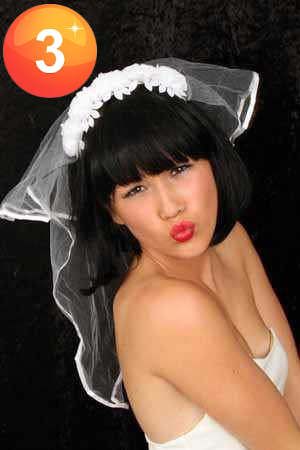 Diadeem met bruidsluier